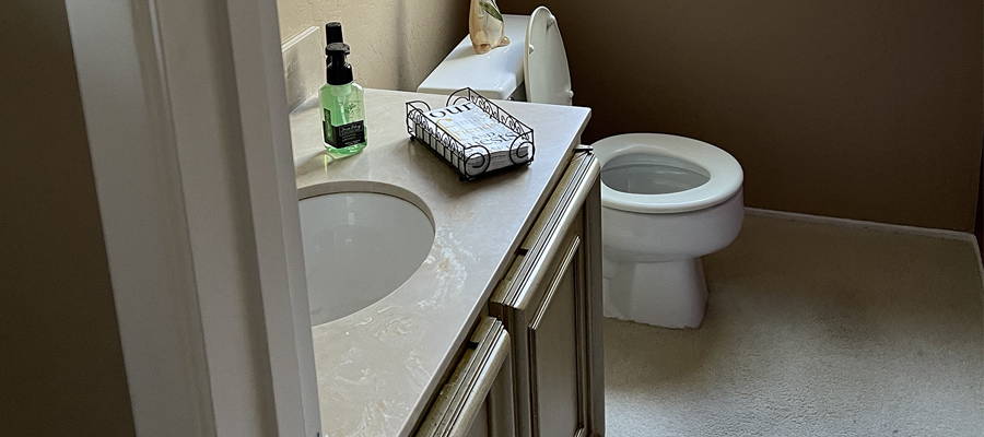 Refresh Your Space Powder Room | Cabinets To Go
